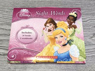 Disney Princesses Sight Words Boxed Educational Primary Learning Words Preschool