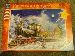 2014 Ravensburger Christmas 1000 Pc Puzzle Santa 