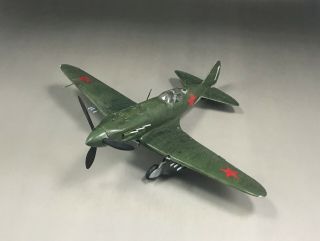 1/48 Built Wwii Soviet Russian Air Force Mig - 3 Fighter Plane Model