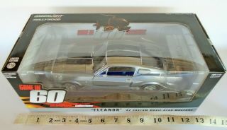 1/18 Greenlight Die - Cast Car Gone In 60 Seconds Movie Eleanor 1967 Ford Mustang