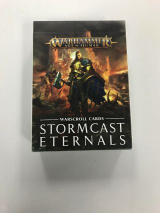 Age Of Sigmar Stormcast Eternals Warscroll Cards 2nd Edition