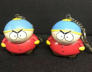 Two South Park - Cartman Keychain Figures (fun 4 All) 1998 Comedy Central