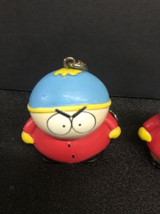 Two SOUTH PARK - CARTMAN KEYCHAIN Figures (Fun 4 All) 1998 Comedy Central 2