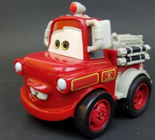 Disney Pixar Disney Cars Toon Shake N Go Rescue Squad Mater Fire Truck