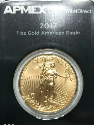 2017 $50 American Gold Eagle 1 Oz Brilliant Uncirculated