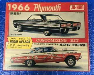 Jo - Han 1966 Plymouth Hardtop & 426 Hemi 1/25 Scale Customizing Kit