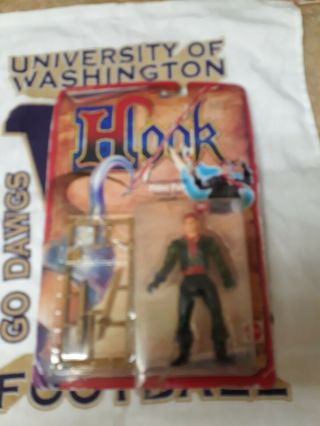 Moc Hook Peter Pan Swashbuckling Figure Mattel 1991