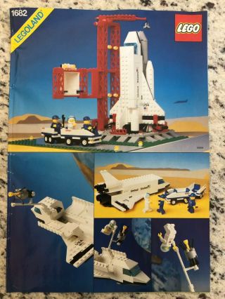 Vintage Lego Set 1682 " Space Shuttle " 100 Complete Release Year 1990