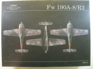 Eduard Royal Class 1/48 Focke - Wulf Fw190a - 8/r2 R0004 (2 Model Aircraft Kits)
