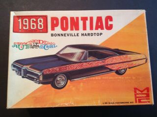 Mpc 1968 Pontiac Bonneville Hardtop Model Kit 1:25 Scale Kit 968 - 200
