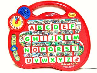 Vtech Touch And Discover Alphabet Town Learning Letters Phonics Toy Red