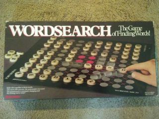 Wordsearch Board Game By Pressman 1988 Complete