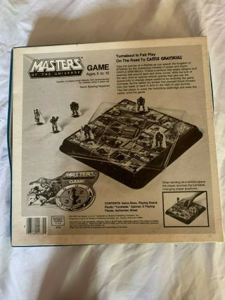 1983 Masters Of The Universe Board Game Mattel 3D Action He - Man Mattel complete 2