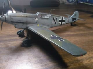 Professionally Built 1/48 Scale Me - 109 B Early Nj 1 Display Aircraft