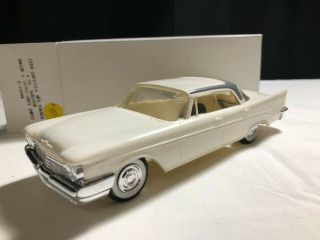 Dealer Promo 1959 Chrysler Yorker 4 Door Hardtop White & Storm Grey