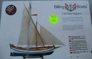 Billing Boats Bb724 Martegaou Wood With Jolly Sailboat Kit