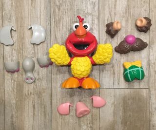 Elmo “silly Parts” Talking Interactive Toy Mr Potato Head Htf Mattel Euc