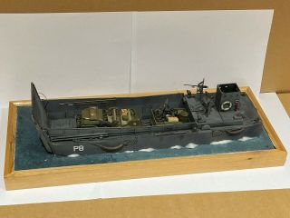 1/35 Ww2 Us Landing Craft & Dodge Diorama,  Finished For Display Fine Airbrushed
