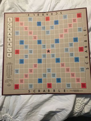 Scrabble Game Board Only Replacement Piece