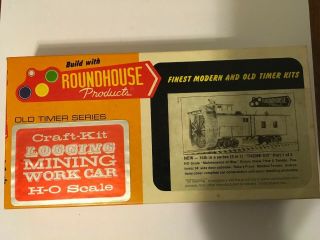Roundhouse Ho Scale Rotary Snow Plow And Tender 1515 Kit Unassailable