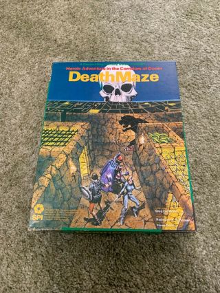 Deathmaze Spi Fantasy Board Game 1979 Boxed
