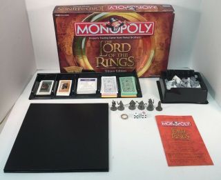 Monopoly The Lord Of The Rings Trilogy Edition 41603 Parker Brothers 2003