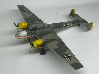 Messerschmitt Bf 110,  1/48,  Built & Finished For Display,  Fine,  Airbrushed.