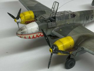 Messerschmitt Bf 110,  1/48,  built & finished for display,  fine,  airbrushed. 2