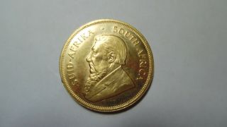 1 Oz South African Gold Krugerrand 1977