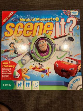 Scene It Disney Pixar Magical Moments Dvd Movie Game Screenlife Mattel 2011