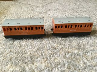 Trackmaster Thomas & Friends Tomy Train Cars Toy Annie And Clarabel Vintage 1992
