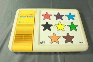Vintage Texas Instruments Touch & Tell Learning Game With 1 Cartridge