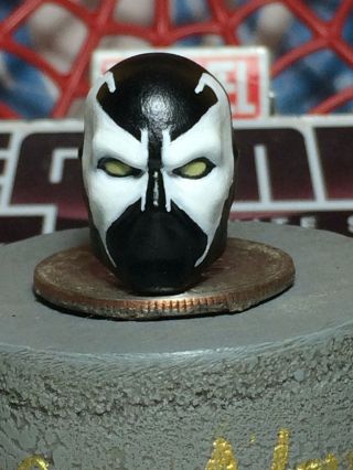 Marvel Legends Custom Painted/fitted Comic Spawn 1:12 Head For 6in Figure