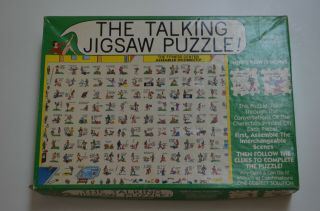 Vintage 1992 Buffalo Games Talking Jigsaw Puzzle The Fitness Center