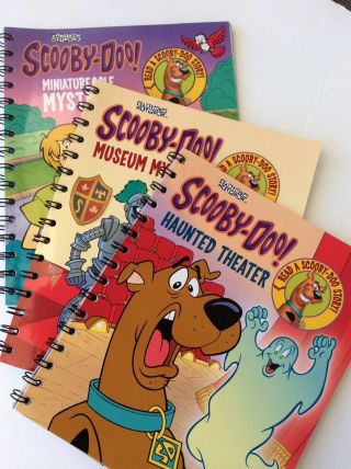 Story Reader Scooby - Doo 3 Mysteries Book And A Cartridge Set