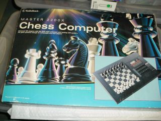Vintage Radio Shack Master 2200x Electronic Chess Computer Board