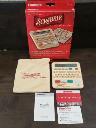 Franklin Electronic Official Scrabble Players Dictionary Handheld Scr - 226