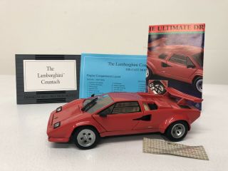 1985 Lamborghini Countach 5000s Franklin 1:24 Red