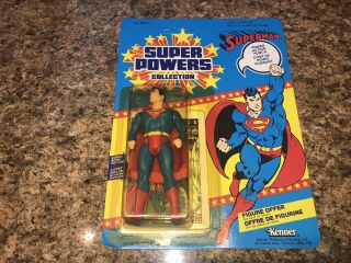 Rare Vintage Kenner Powers Superman 1984 Unpunched