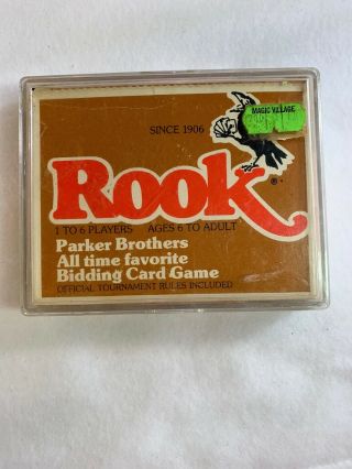 Vintage 1978 Parker Brothers Rook Card Game W Box & Instruction Booklet