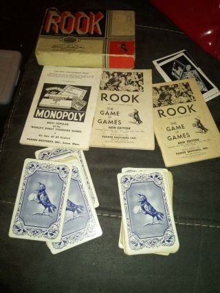 Vintage Rook Card Game Parker Bros.  Inc. ,  1943