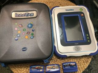 Vtech Innotab 3s Learning Tablet With 3 Games Battery Operated