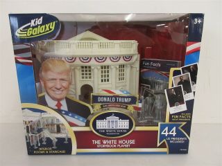 Kid Galaxy The White House Storybook Playset W/ 44 Us Presidents & Fun Facts