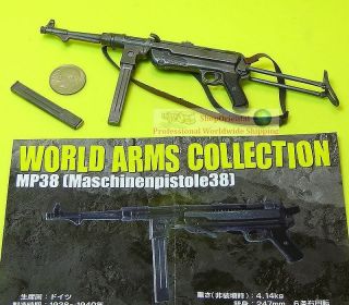 1:6 Scale Action Figure Ww2 German Army Machine Gun Model Smg Mp38 Ftoys_ 6