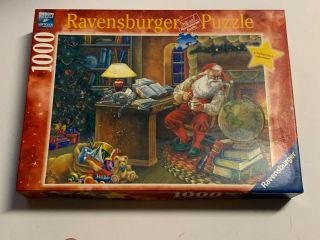 Ravensburger Puzzle Christmas Limited Edtion Mapping The Course 1000 Piece