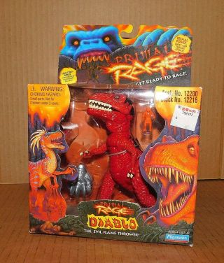 Primal Rage Diablo The Evil Flamethrower Twist And Thrash Attack Figure Nib