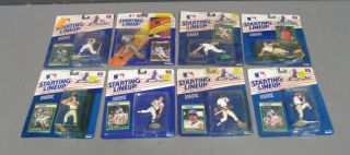 Kenner Starting Lineup 1989 Mlb Chicago Cubs Figures In White With Cards [8] Ln