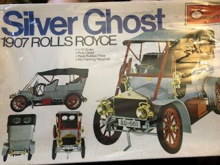 1/16 Mini - Craft Silver Ghost 1907 Rolls Royce Model No Paint Nib