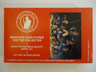 Andrea Miniatures S4 - S05 54mm Metal Figures " Custer 