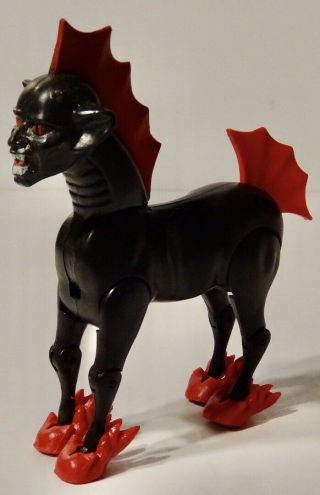 Vintage Dragonriders of the Styx Fantar Black Demon Horse Figure 2